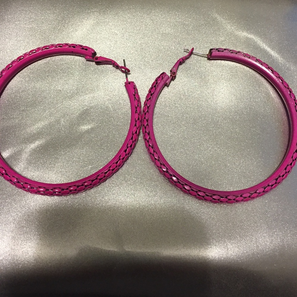 Pink Fashion Earrings